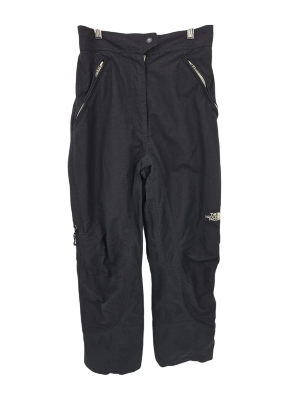 The North Face Womens L Black Cargo Ski Snowboard Snow Pants Zip Pockets